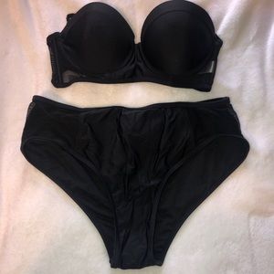 Mesh & Black Bikini